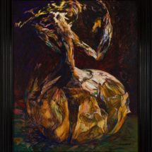 Onion (1997), 197 x 163 cm, acrylic and oil on canvas, inv. PH783